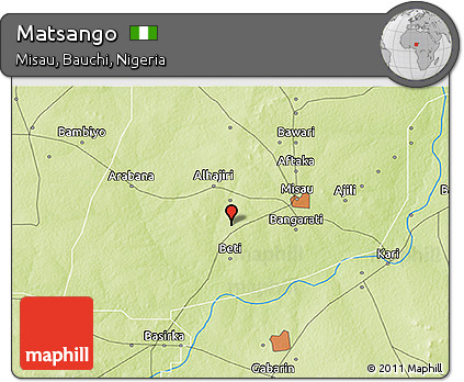 Physical 3D Map of Matsango