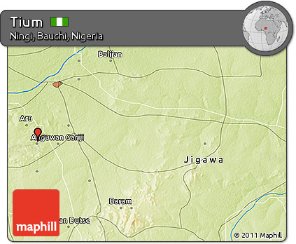 Physical 3D Map of Tium