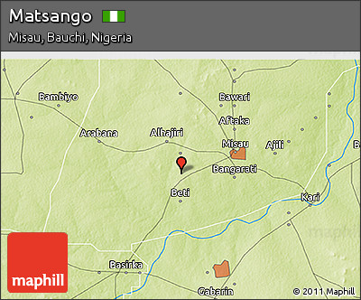Physical 3D Map of Matsango
