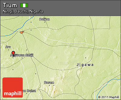 Physical 3D Map of Tium