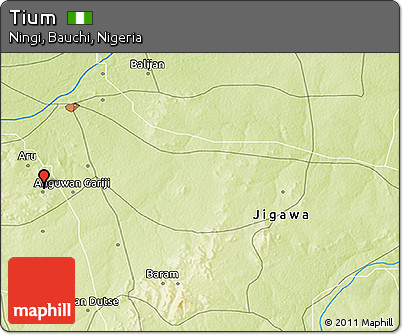 Physical 3D Map of Tium