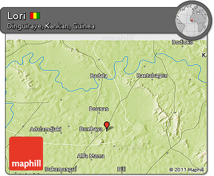 Physical 3D Map of Lori