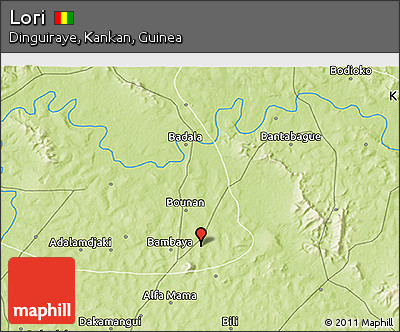 Physical 3D Map of Lori