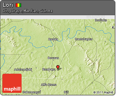 Physical 3D Map of Lori