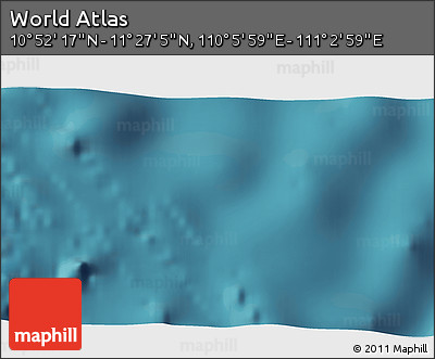 Satellite 3D Map of the Area around 11° 9' 41" N, 110° 34' 29" E