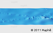 Shaded Relief Panoramic Map of the area around 11° 9' 41" N, 112° 58' 29" W