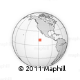Outline Map of the Area around 11° 9' 41" N, 116° 22' 30" W, rectangular outline