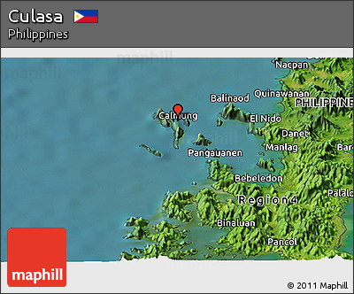 Satellite Panoramic Map of Culasa