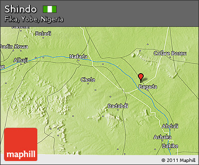 Physical 3D Map of Shindo