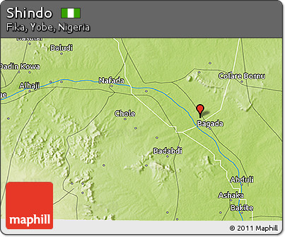 Physical 3D Map of Shindo