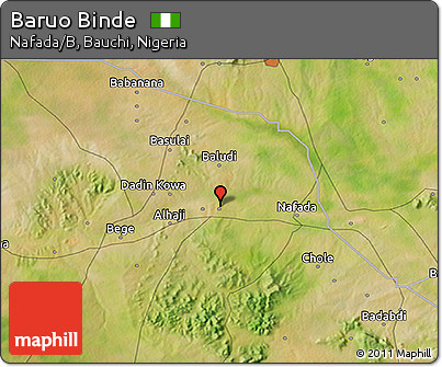 Satellite 3D Map of Baruo Binde