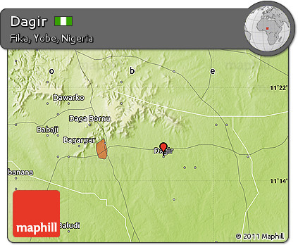 Physical Map of Dagir