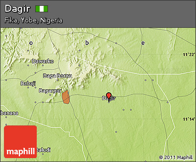 Physical Map of Dagir