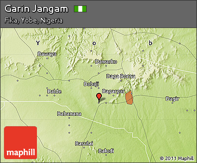 Physical Map of Garin Jangam