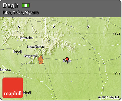 Physical Map of Dagir