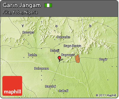 Physical Map of Garin Jangam