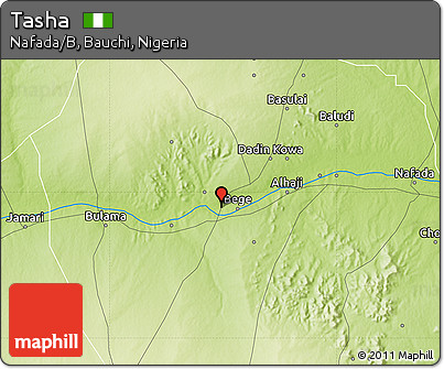 Physical Map of Tasha