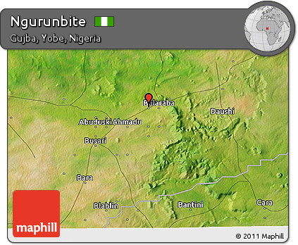 Satellite 3D Map of Ngurunbite