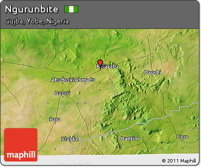 Satellite 3D Map of Ngurunbite