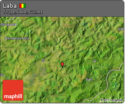 Satellite Map of Laba