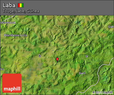 Satellite Map of Laba