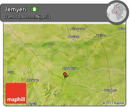 Satellite 3D Map of Jemyeri