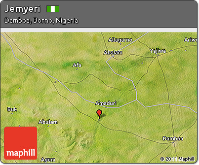 Satellite 3D Map of Jemyeri