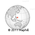Outline Map of the Area around 11° 9' 41" N, 130° 7' 30" E, rectangular outline