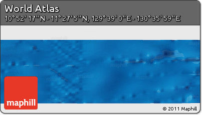 Physical Panoramic Map of the Area around 11° 9' 41" N, 130° 7' 30" E