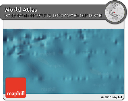 Satellite 3D Map of the Area around 11° 9' 41" N, 131° 49' 29" E