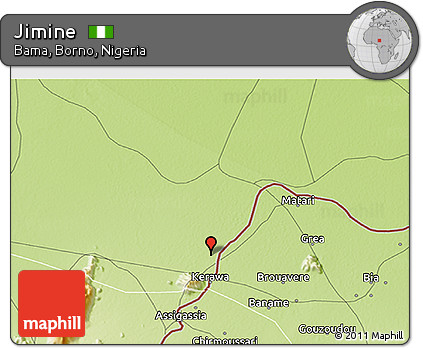 Physical 3D Map of Jimine