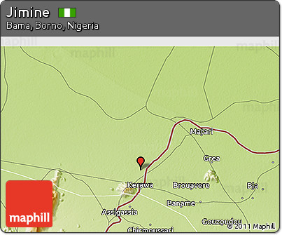 Physical 3D Map of Jimine