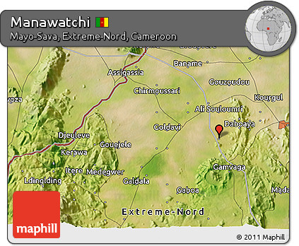 Satellite 3D Map of Manawatchi