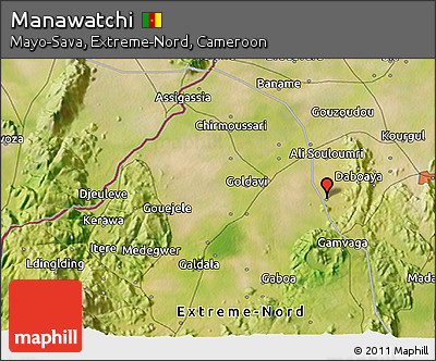 Satellite 3D Map of Manawatchi