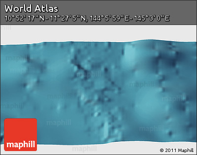 Satellite 3D Map of the Area around 11° 9' 41" N, 144° 34' 29" E