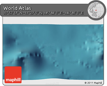 Satellite 3D Map of the Area around 11° 9' 41" N, 146° 16' 30" E