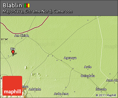 Physical Map of Blablin