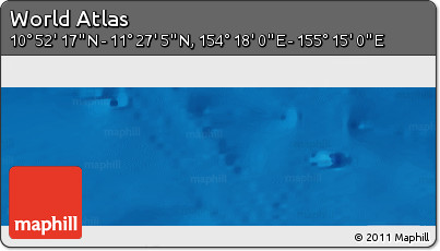 Physical Panoramic Map of the Area around 11° 9' 41" N, 154° 46' 30" E