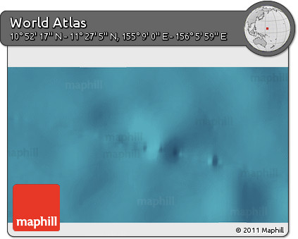 Satellite 3D Map of the Area around 11° 9' 41" N, 155° 37' 30" E
