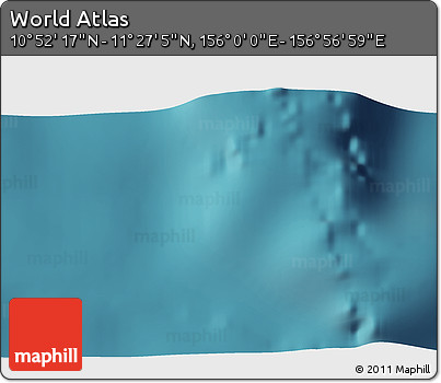 Satellite 3D Map of the Area around 11° 9' 41" N, 156° 28' 29" E