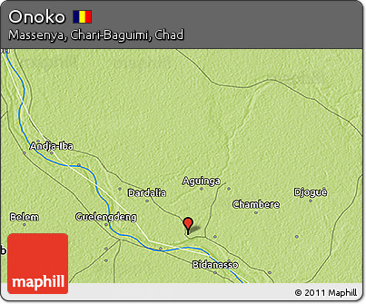 Physical 3D Map of Onoko