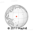 Outline Map of the Area around 11° 9' 41" N, 169° 13' 29" E, rectangular outline