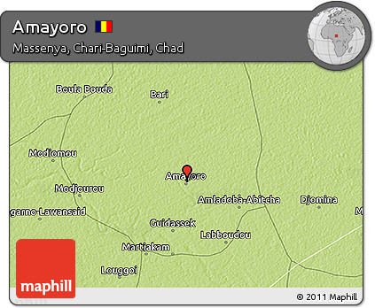 Physical 3D Map of Amayoro