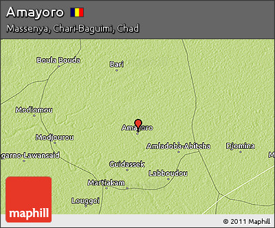 Physical 3D Map of Amayoro