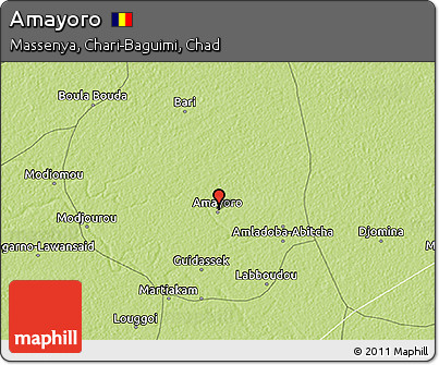 Physical 3D Map of Amayoro