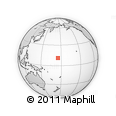 Outline Map of the Area around 11° 9' 41" N, 175° 10' 30" E, rectangular outline