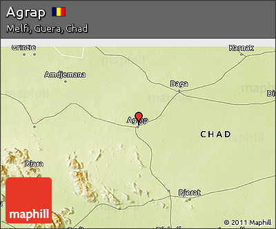 Physical 3D Map of Agrap