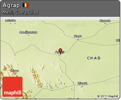 Physical 3D Map of Agrap