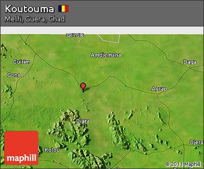 Satellite 3D Map of Koutouma