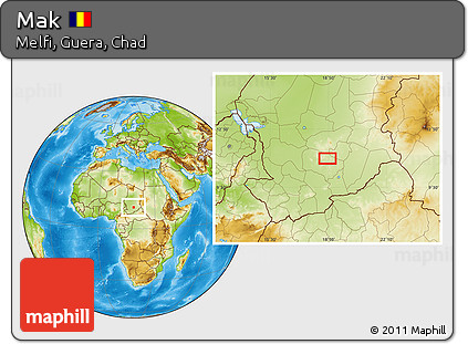Physical Location Map of Mak